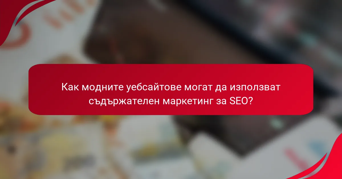 Как модните уебсайтове могат да използват съдържателен маркетинг за SEO?