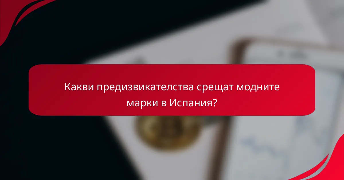 Какви предизвикателства срещат модните марки в Испания?